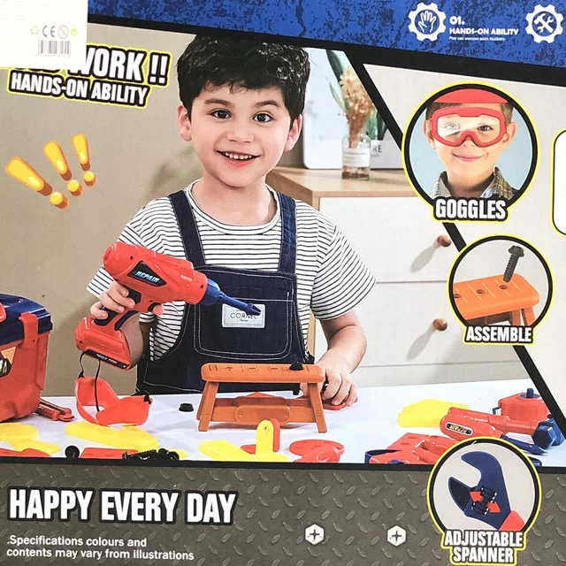 25 Kids Tool Set Toys Screwdriver Wrenches Creative Toy Birthday Christmas Gift