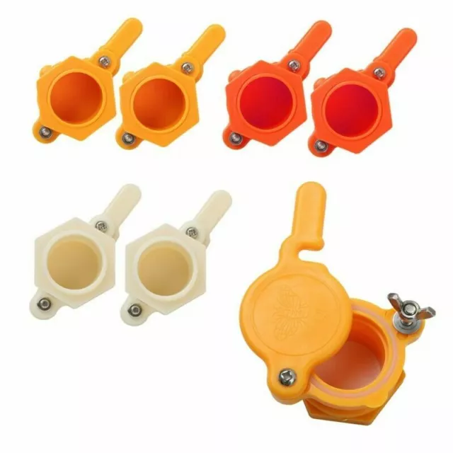 2X Nylon Bee Honey Tap Gate Valve Beekeeping Tool Extractor Bottling Equipment