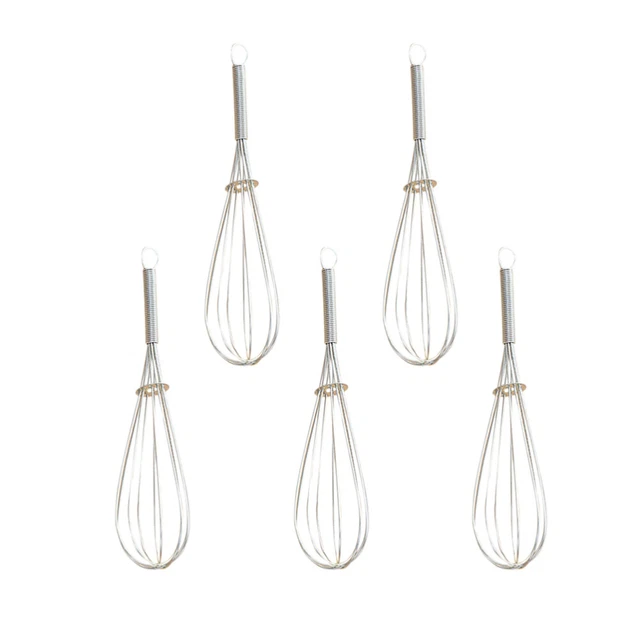 Frusta Cucina In Acciaio Inox 30,5 Cm - Manico In Legno