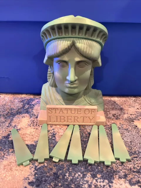 Marvel X-Men The Movie Playset Statue of Liberty Toy Biz 2000 Loose Complete