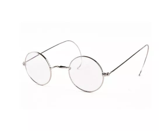 Lunettes de Nickel Glasses Vintage Retro W Steg Brille Panto 40 mm