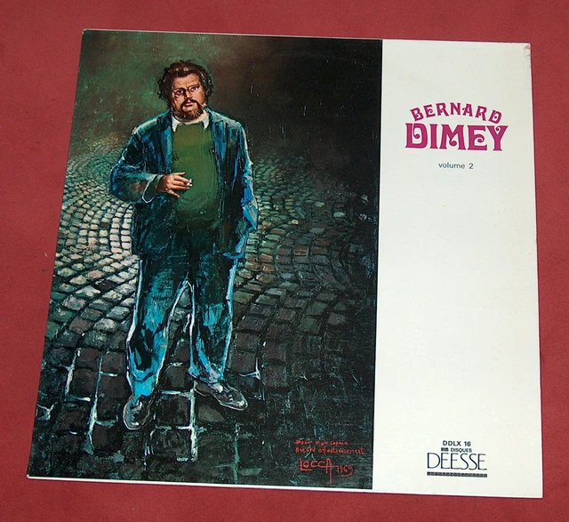 Bernard Dimey Lp Volume 2 Disques Deesse