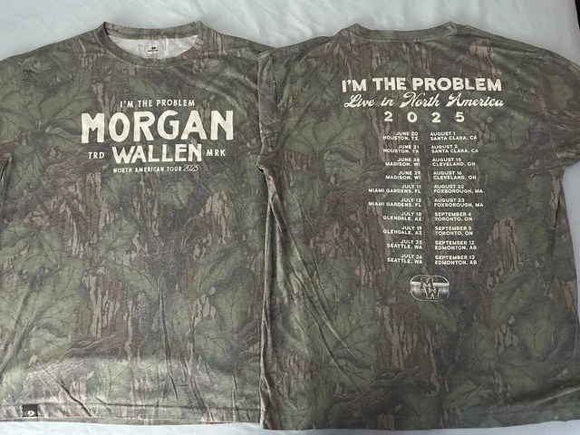 MORGAN WALLEN - I’m The Problem Tour 2025 3D T-shirt $37.86 - PicClick AU