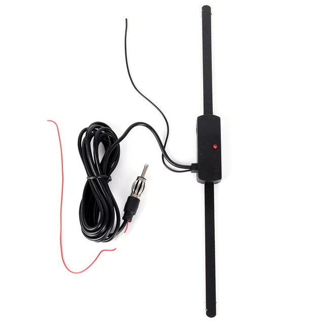 Electric 12V AM/FM Antenna - Wing Style Compatible With Hyundai Coupe, Sonata, And Other Models