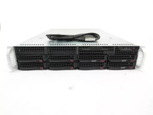 Supermicro CSE-825-7 LFF 8-bay 2x E5-2609 v4 32GB RAM AOM-S3108M-H8 1x 600W PSU