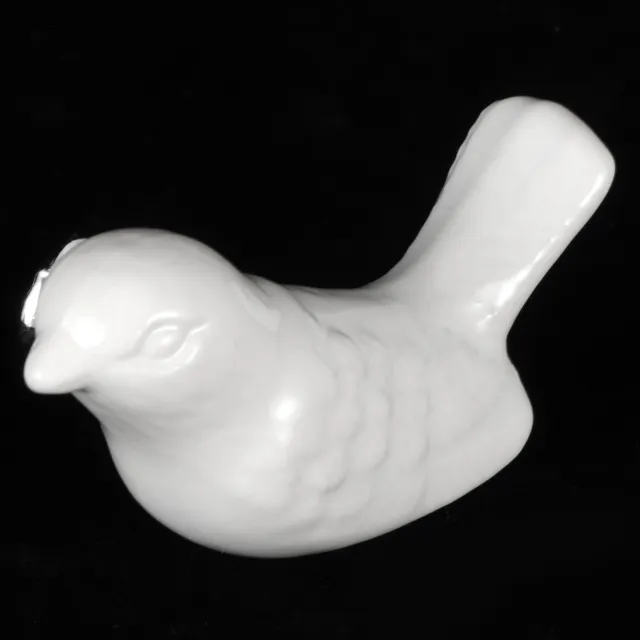 (Blanc)4 Set Bird Shape Ceramic Knobs DIY Door Drawer Cupboard Pull Pull Hand OB