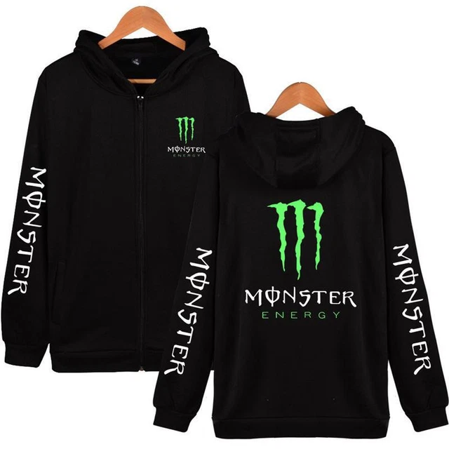 MONSTER ENERGY Casual Sport Zip Hoodie Men Women Sweatshirts Coat T-Shirt Jacket