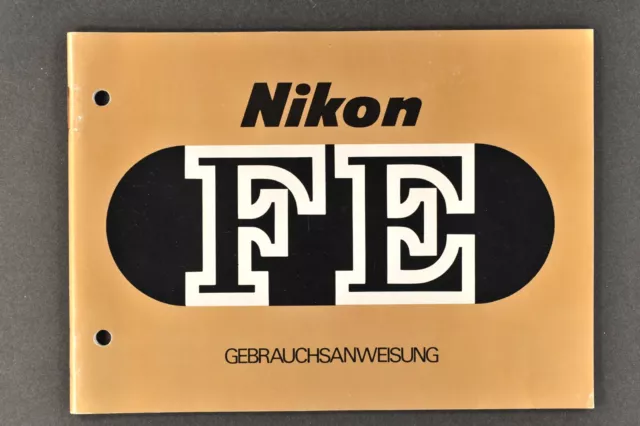 Istruzioni per l'uso per Nikon FE (tedesco)
