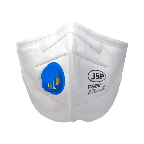 Disposable Fold Flat FFP2V Face Mask with Valve