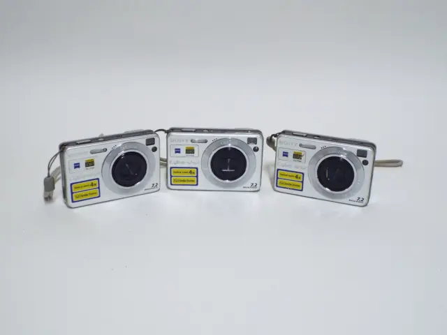 Sony Cybershot DSC-W110 fotocamera digitale 7,2 megapixel 4x zoom ottico argento