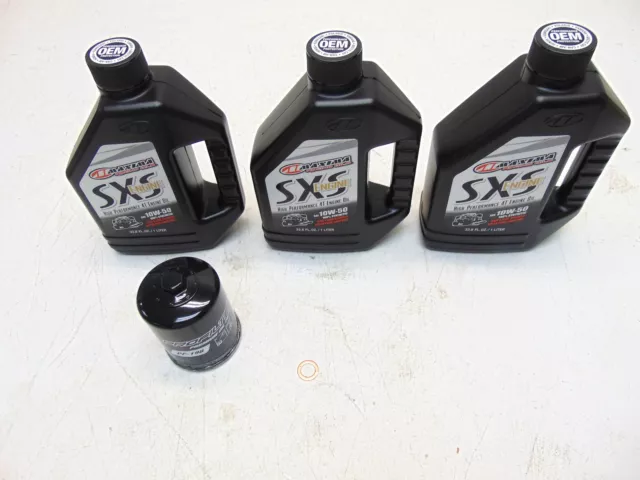 Maxima SXS Quick Change Kit 10W-50 With Black Oil Filter 90-219013