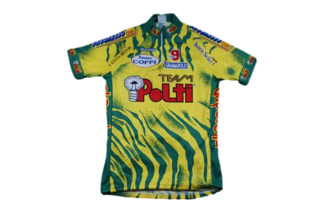 Maillot cyclisme vintage Team Polti Santini