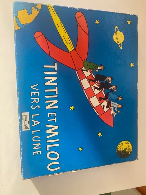 Jeu De Société Ancien Tintin Et Milou Vers La Lune - Montbrison Complet