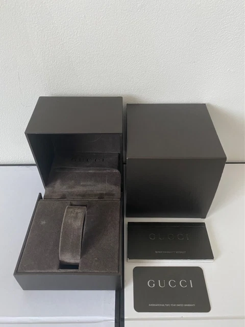 GUCCI BROWN WATCH Or Bracelet Long Case Empty Presentation  display picture 1