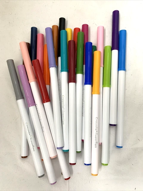 Marcador Crayola supertips 24 ud. lápices de fieltro lavables claros lápiz de colores SIN EMBALAJE ORIGINAL
