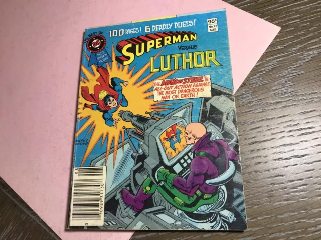 Superman VS Luthor Mini Comic Blue Ribbon Digest 1982 #27 Vol. 4