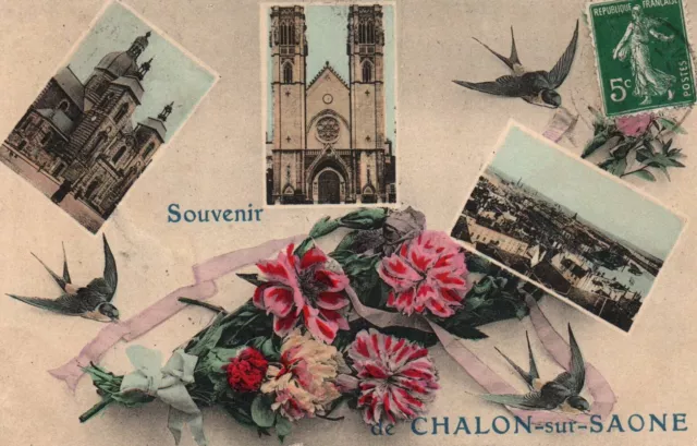 CPA 71 - CHALON SUR SAONE (S. et L.) - Souvenir de...