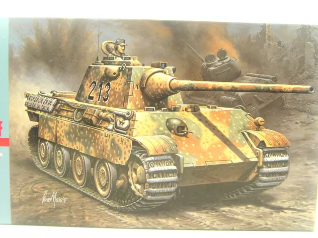 Panther Ausf. F -    Hasegawa Panzer  Bausatz  1:72 -  31140  #E gebr.