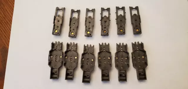 Lot of 6 Aurora AFX Slot Car 4 Gear Chassis + Motor Plates! Store Stock?