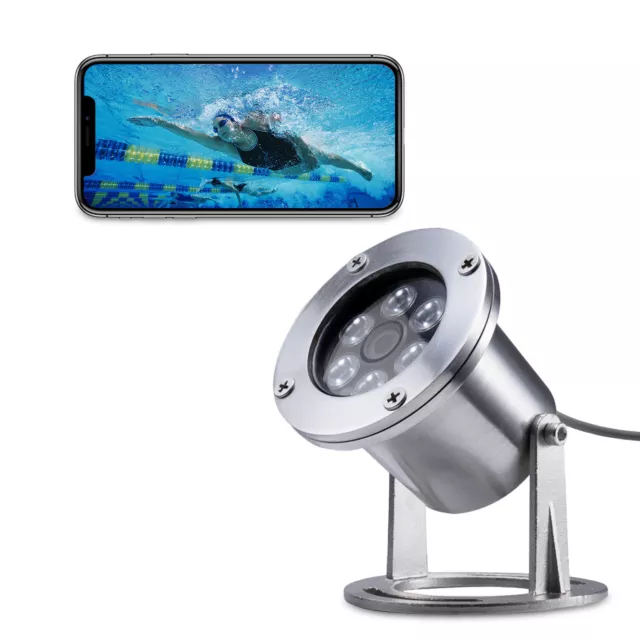 Underwater fishing Camera Stainless Steel IP68 1080P POE IP Cameras  3.6MM Lens