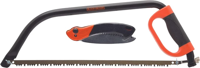 Schwarz + Decker 21"" Schleifensäge + 7,5"" Klappsäge