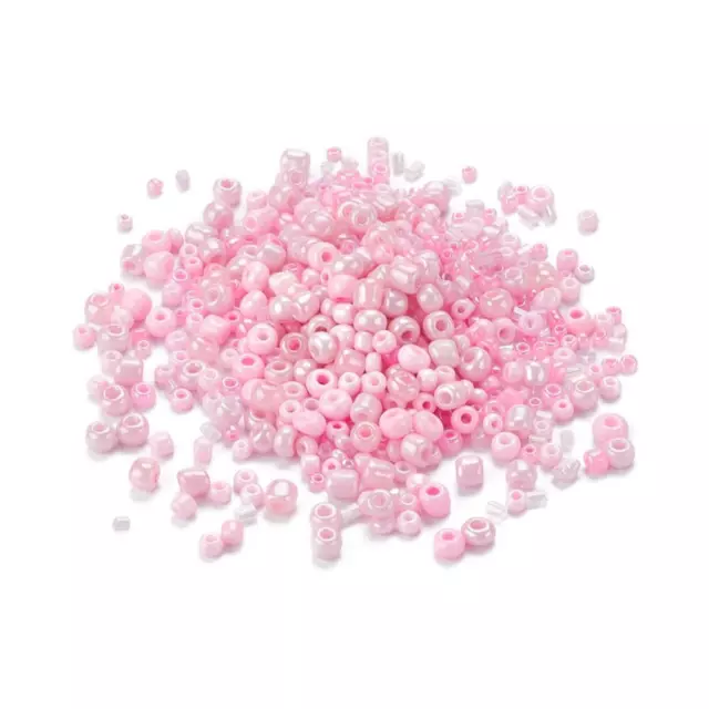 50g (3300 beads) Glass Seed Beads 11/0 2mm BUY 3 GET 1 FREE!