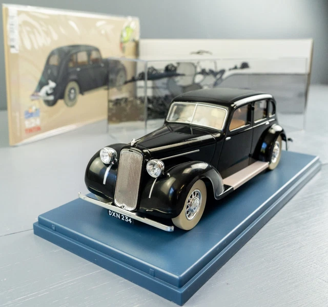 Voiture Tintin Citroën 1/24 - L'Ile Noire N°69 - Hachette Minichamps - NEUF En Boîte