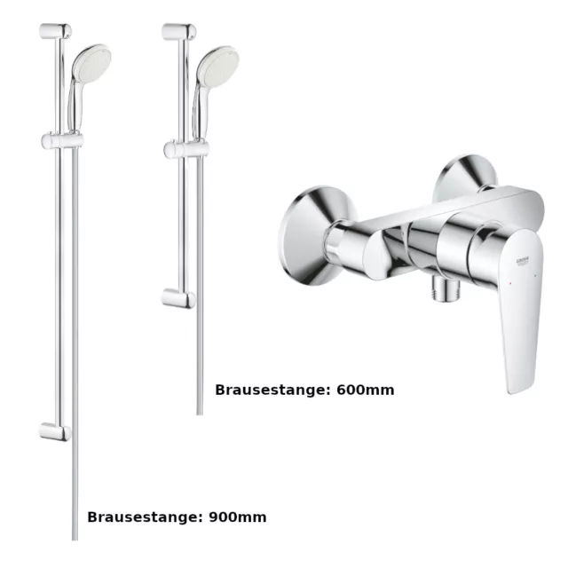 Grohe Bauedge Ensemble de Douche Robinet Complet 600mm 900mm