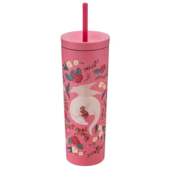 STARBUCKS TAIWAN CHINESE New Year of Dragon 2024 ss cold cup 16oz 48.