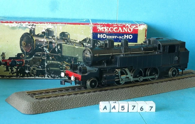 LOCOMOTIVE VAPEUR TYPE 131 Meccano Hornby Boite 636 Fonctionne Be EUR 75,00 - FR