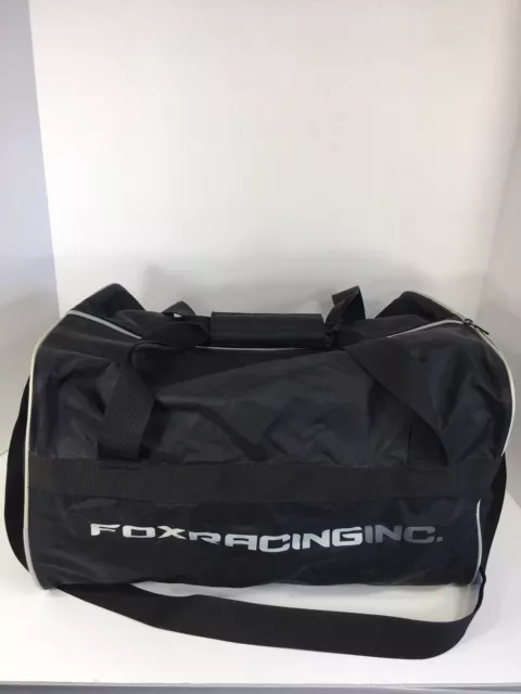 Fox Racing Duffle Bag Medium Black/grey  Strap And Handles