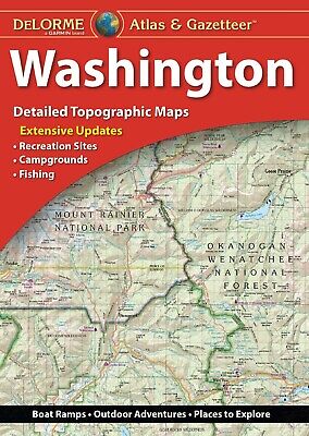 Washington State Atlas & Gazetteer, by DeLorme, 2020, 13th Edition - DISCOUNTED