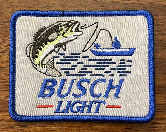 VINTAGE STYLE BUSCH Latte Embroidered Iron-On Patch £8.48