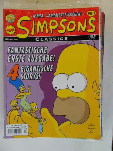 Simpson Classics - Nr. 1-10 - Dino - Z. 1-2