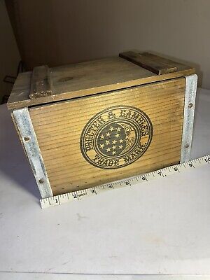 Vintage Wooden Procter And Gamble's Ivory Soap Box