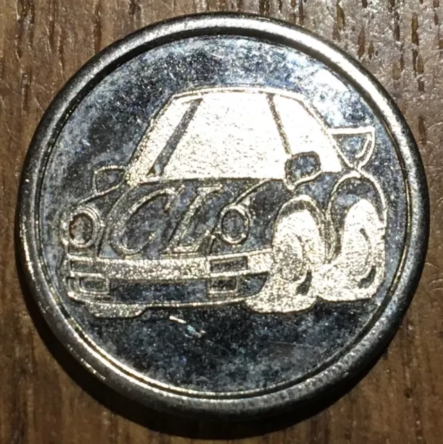 Vintage CAR WASH NO CASH VALUE TOKEN Rare NO Letters on front RWM on the  back