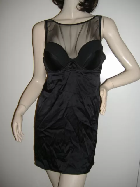 INTIMISSIMI SOTTOVESTE MISTO Seta Voile Nero Taglia 4B Sexy