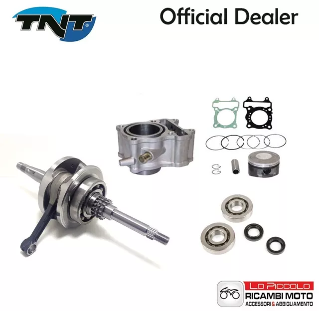 KIT ALBERO MOTORE+CUSCINETTI+CILINDRO PER Honda Sh Ie Scoopy 125 4t-2v 2005-2012