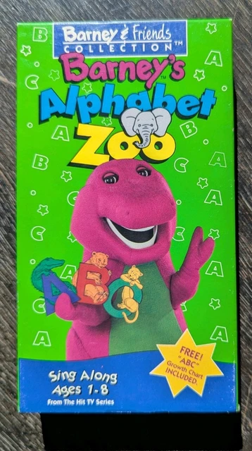 BARNEY & FRIENDS Collection: Barney's Alphabet Zoo VHS 1994 Video Sing ...