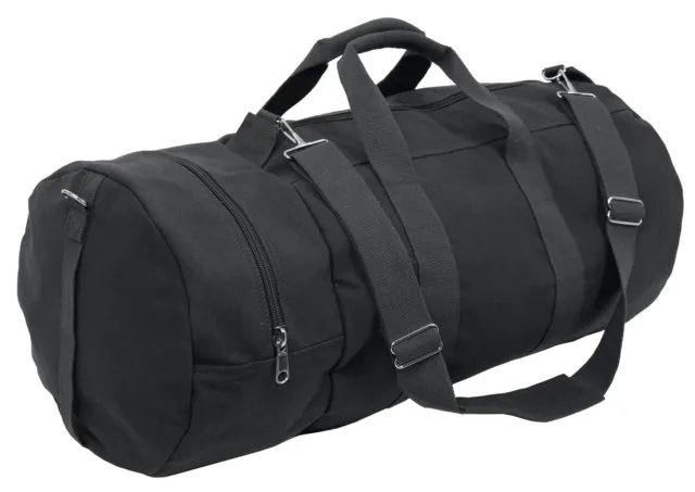 Rothco Canvas Double-Ender Sports Bag - Black