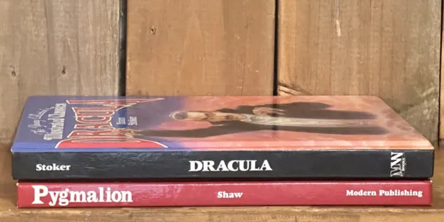 Illustrated Classics Pygmalion & Dracula Collector’s Hardcover Books