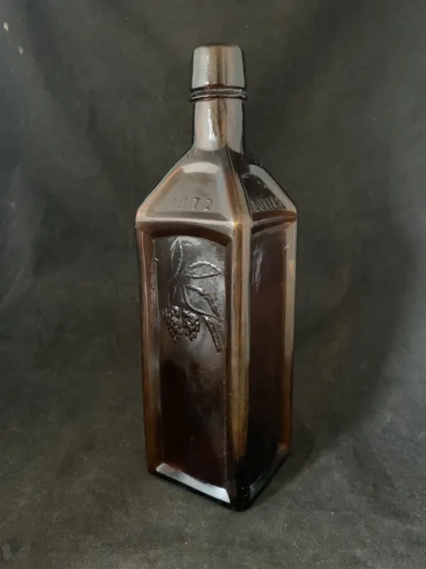 Antique Doyle's 1872 Hop Bitters Amber Brown Bottle - C&Co - 9 5/8'' @33
