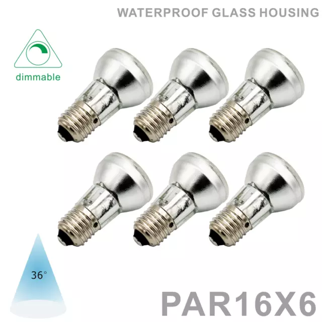 5 pcs PAR16 Led Spot Lamp Bulb 7W 110V-130V E26 Dimmable Waterproof Light 630lm