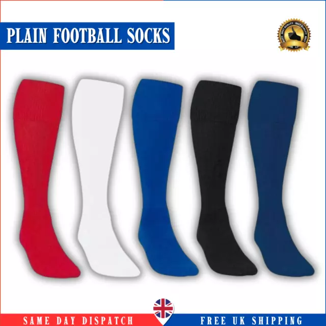 Premium Football Socks Soccer Hockey Rugby Sports Socks Boys/Girls Mens/Womens