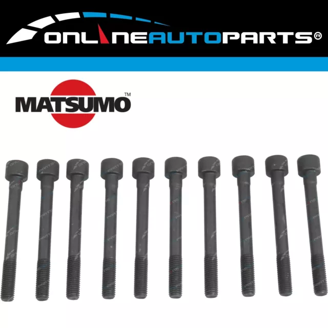 Engine Cylinder Head Bolt Set for Nissan Pulsar N16 4cyl 1.8L QG18DE 2000~2005