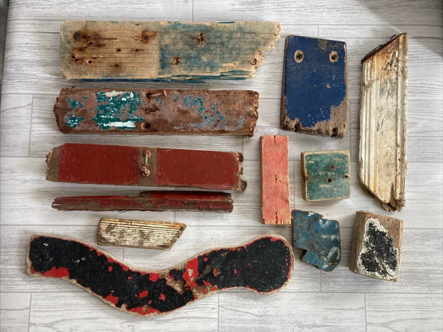 12 Driftwood Pieces Paint Arts Crafts Beach Natural Sea Nautical Home Decor