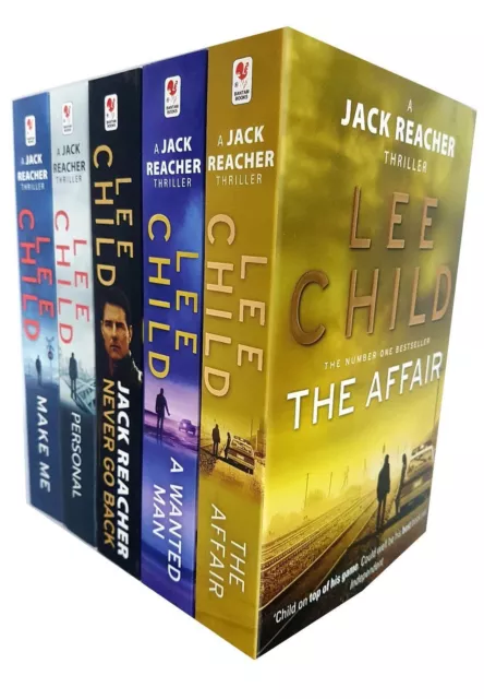 Lee Child Collection 5 Books Pack Set Jack Reacher Series(16-20) Wanted Man NEW