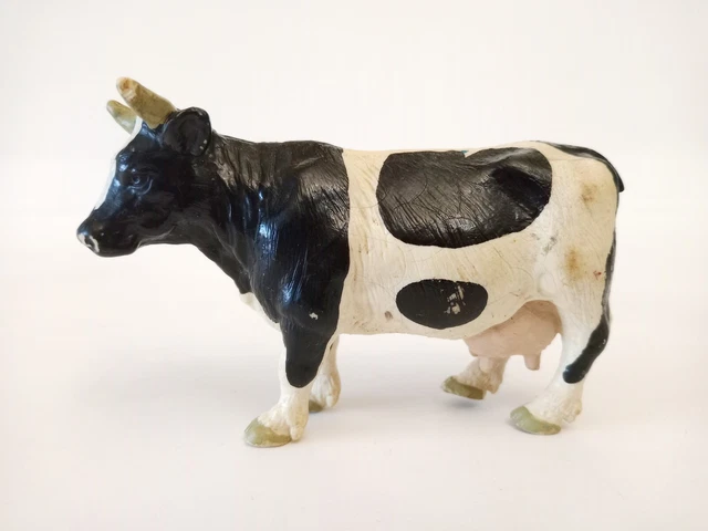 SCHLEICH COW STANDING 13214 Vintage 1990 To 2000 Retired Rare And 