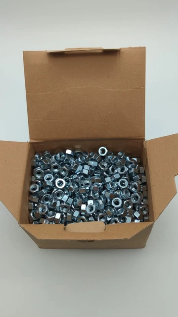 Würth 1000 Pièces Écrous Hexagonaux M8 din 934 Acier Zingué