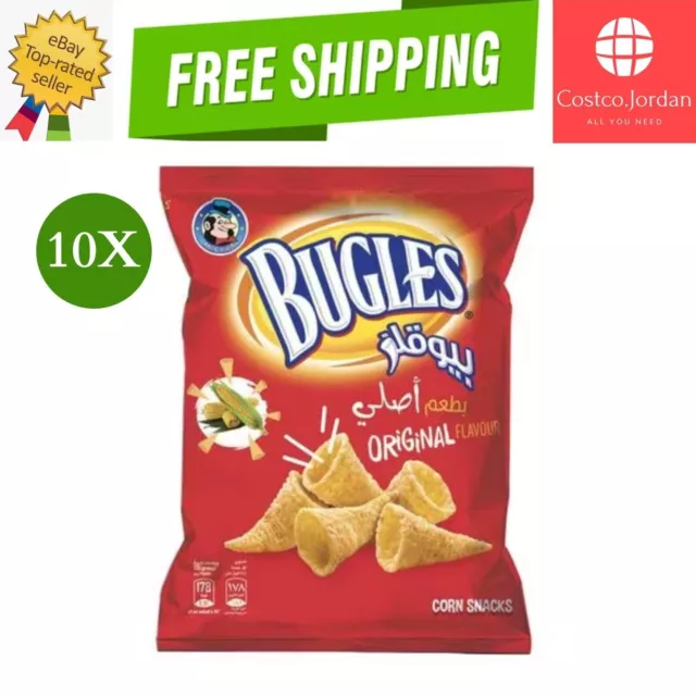 10 Pack X Snips Baked Potato Chips Sea Salt Flavor ( 65% Less Fat) 35g